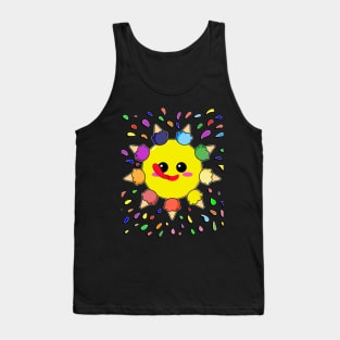 drops all over sunny ice cream Tank Top